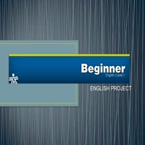 English project beginner