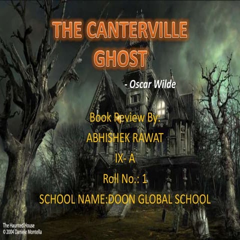 English project canterville ghost by abhishek   copy