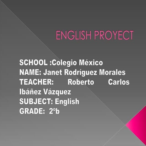 English project adrian | PPTX