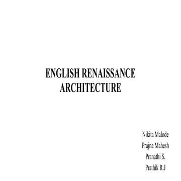 English Renaissance