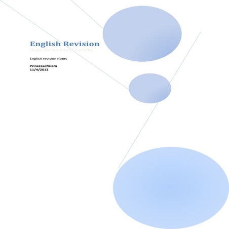 English revision