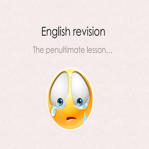 English revision 2015