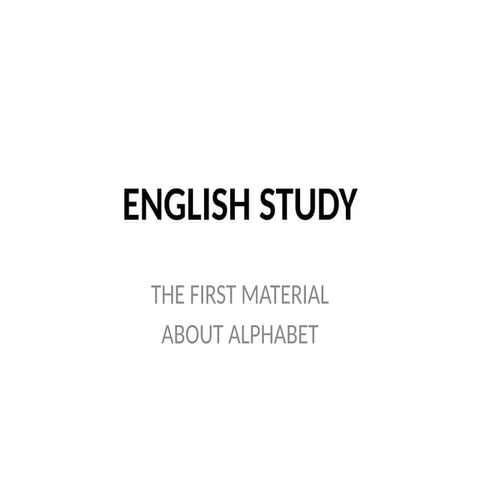ENGLISH STUDY, the small material englishs.pptx