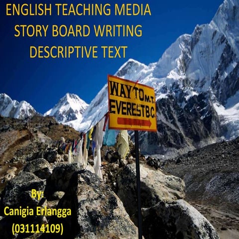 English teaching media Writing Skill PPT