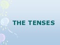 English tenses