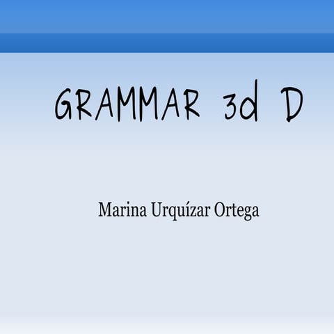 ENGLISH TENSES MARINA