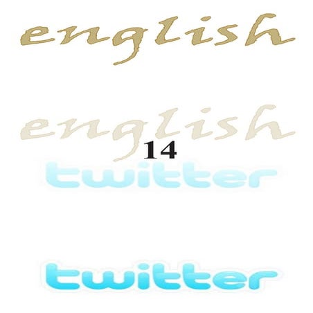 English twitter 14