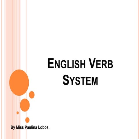 English verb system
