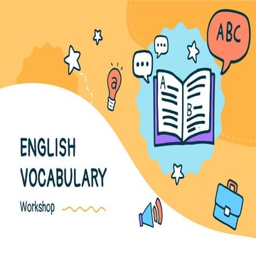 English Vocabulary Workshop XL by Slidesgo.pptx