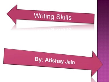 English Writing Skills by Atishay Jain