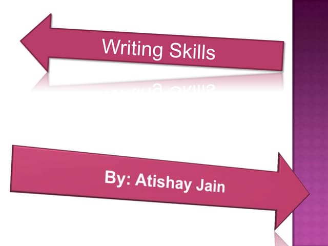 English Writing Skills by Atishay Jain