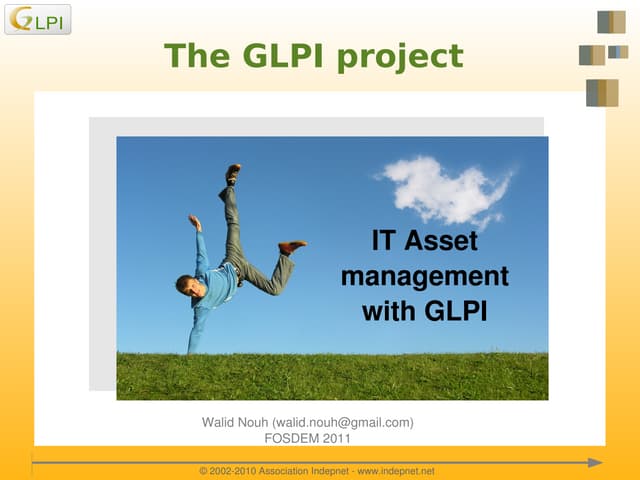 GLPI talk at FOSDEM 2011