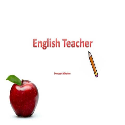 Englsih teacher
