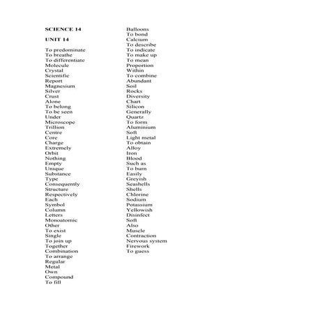 Englsihvocabularyunit14