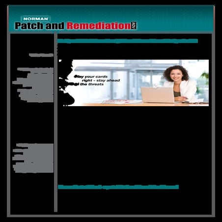 Norman Patch and  Remediation