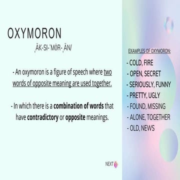 Oxymoron