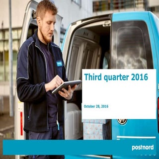 Presentation of interim report Q3 2016