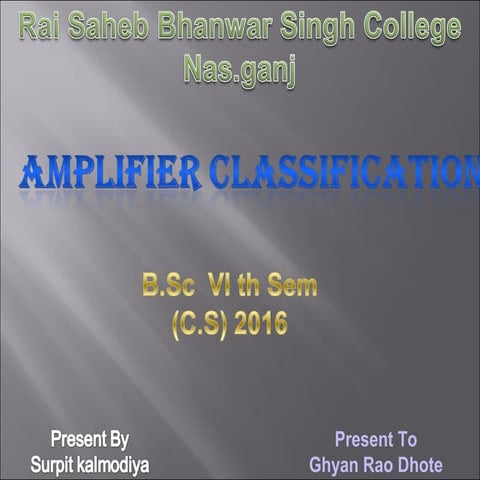 amplifier Engr332 1ba-chapter9