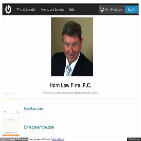 En gravatar com_hornlawfirm