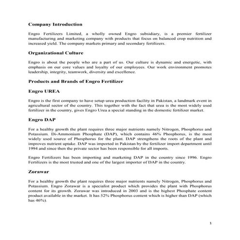 Engro fertilizer company[1]