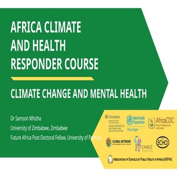 ENG_Samson_Climate Change and Mental Health in Africa_Africa Responders Cours...