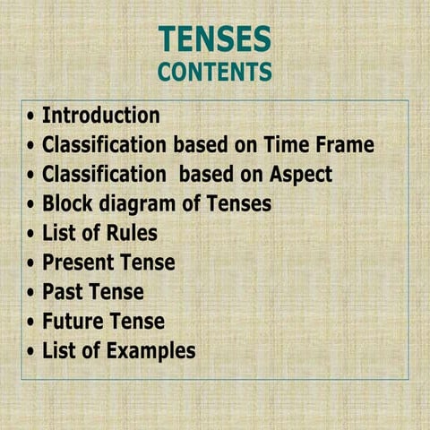 Eng tenses 1