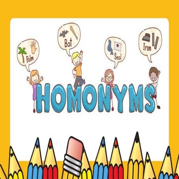 Understanding Homonyms and Homophones: A Fun Memory Game for Language ...
