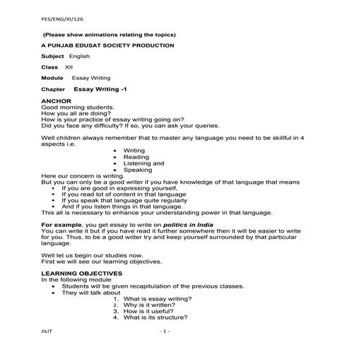 Eng xii essay writting i_126_23.11.09