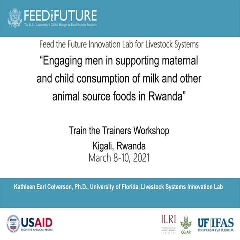 Engaging men in supporting maternal and child consumption of milk and other a...
