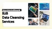 Enhance Bottom Line Efficiency with B2B Data Cleansing Services