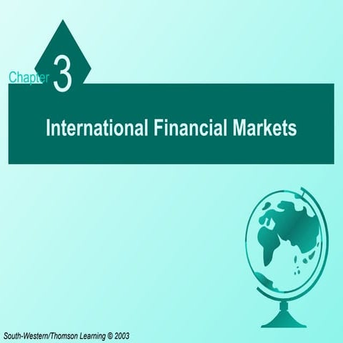 International Financial Markets
