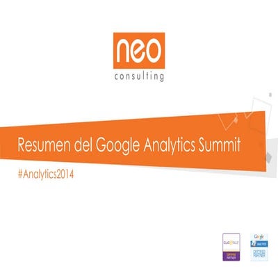 Enhanced Ecommerce - Luis Rosales y Ronald Guillen - Analytics2014