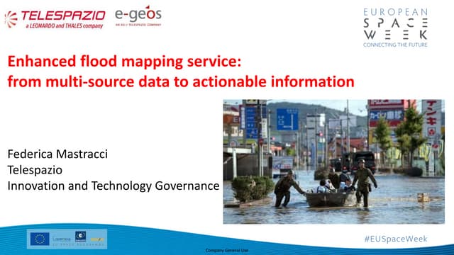  Enhanced flood mapping service from multi-source data to actionable informat...