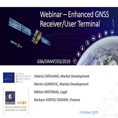 Enhanced GNSS Receiver/User Terminal - Webinar (Fundamental Elements Call)