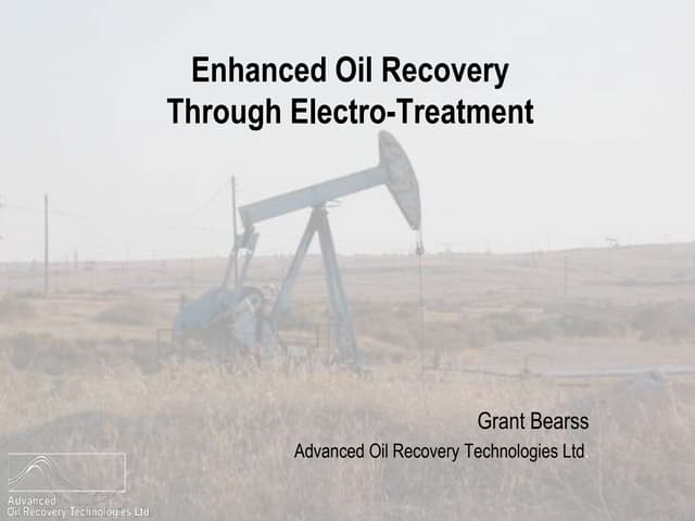 Enhanced Oil Recovery