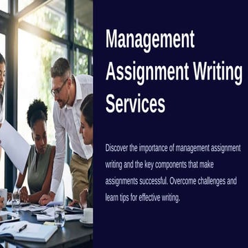 Effective Tips To Write an MBA Assignment | PPTX