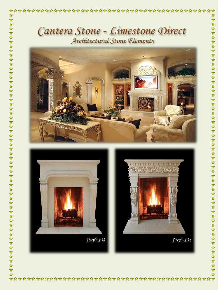 Enhance the Beauty of your Living Room with Limestone Fireplace