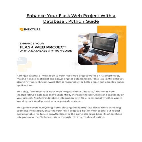 Enhance Your Flask Web Project With a Database Python Guide.pdf
