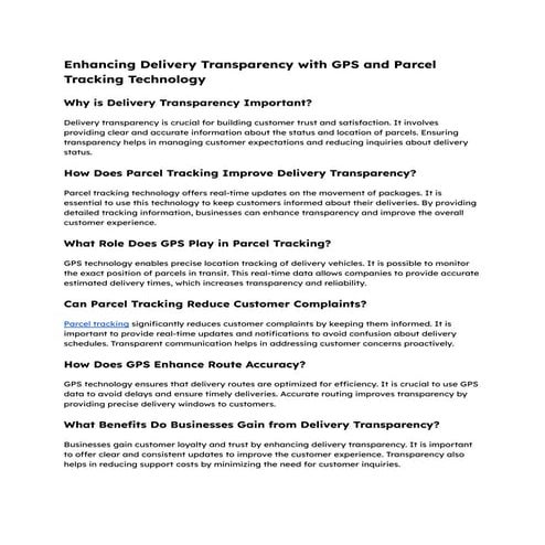 AsstrA Track & Trace Visibility | PDF