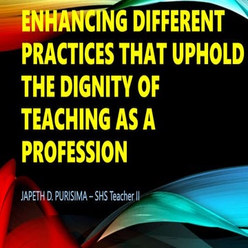 Enhancing Different Practices that Uphold the Dignity of.pptx