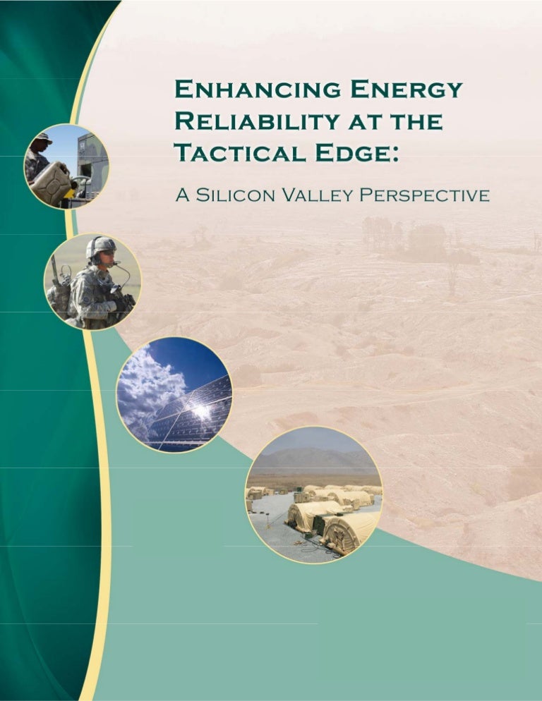 Enhancing Energy Reliability A Silicon Valley Perspective