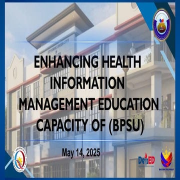 ENHANCING HEALTH INFORMATIONs MANAGEMENT | PPTX