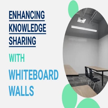 ENHANCING KNOWLEDGE SHARING WITH WHITEBOARD WALLS