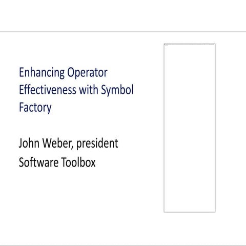 Enhancing operator effectiveness with Symbol Factory