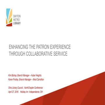 Enhancing the Patron Experience Through Collaborative Service
