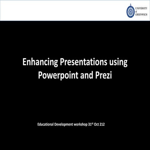 Enhancing presentations