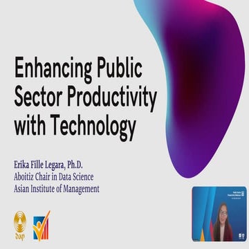 Enhancing Public Sector Productivity with Technology