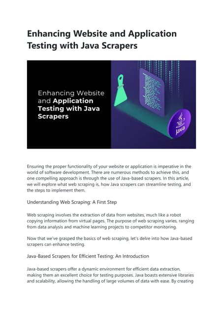 Enhancing Website and Application Testing with Java Scrapers.pdf
