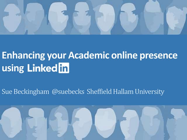 Enhancing your Academic online pres...
