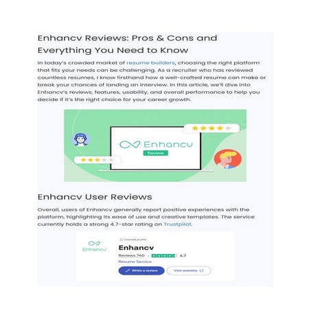 Enhancv Reviews_ Pros & Cons and Everything You Need to Know.pdf